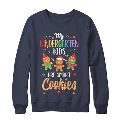 Teacher My Kindergarten Kids Are Smart Cookies Christmas T-Shirt & Sweatshirt | Teecentury.com