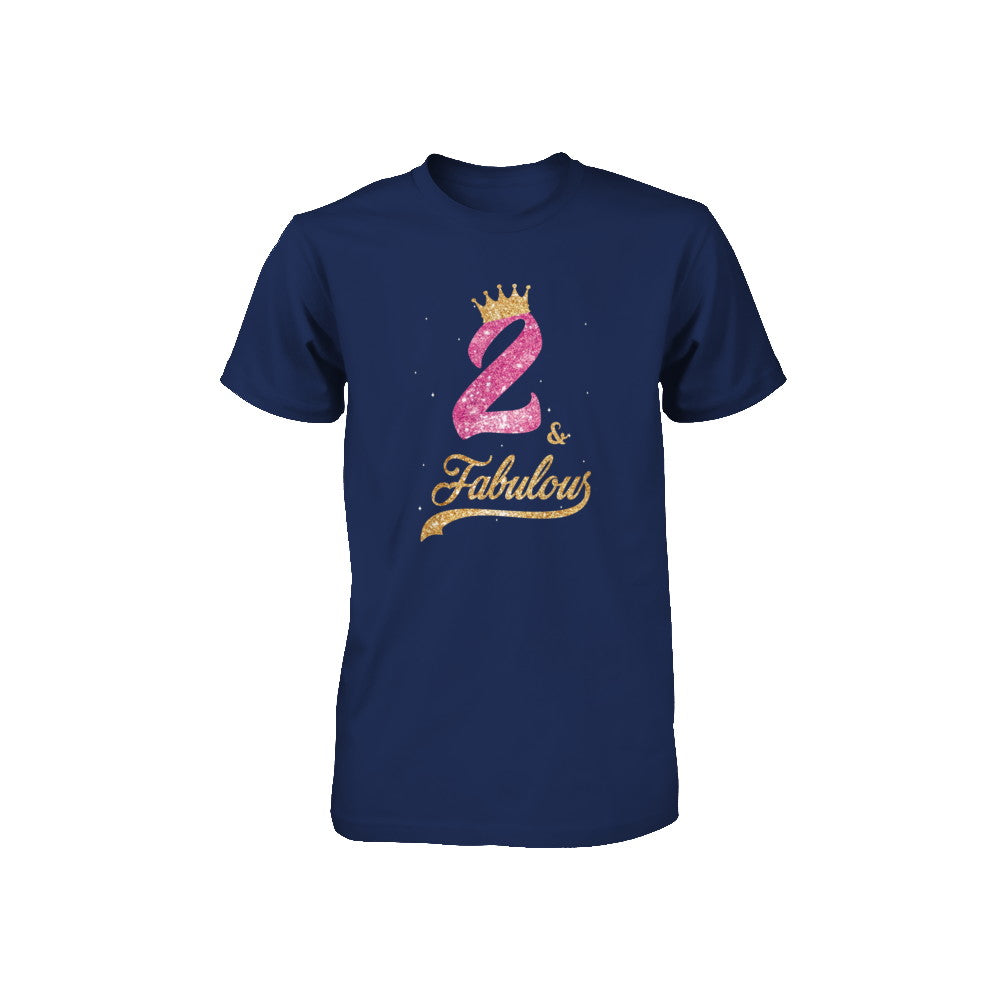 2Th And Fabulous Two Birthday Youth Youth Shirt | Teecentury.com