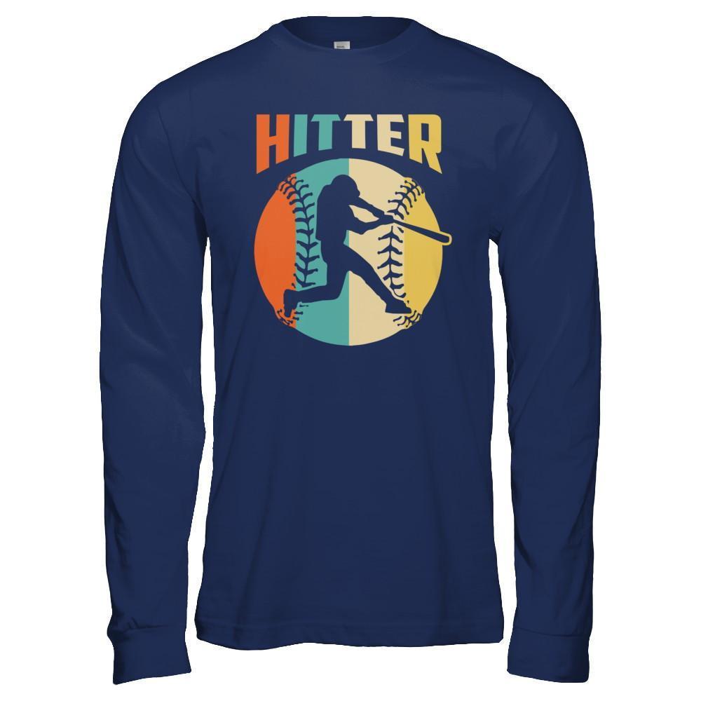 Classic Vintage Retro Style Hitter Baseball T-Shirt & Hoodie | Teecentury.com