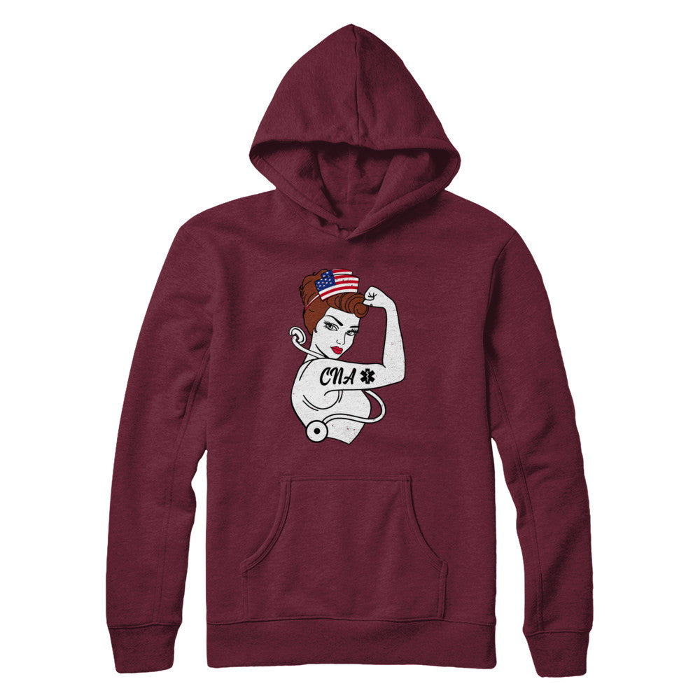 Nursing Strong Woman Cna Strong Nurse 4Th Of July T-Shirt & Hoodie | Teecentury.com