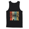Classic Vintage Legends Are Born In April Birthday T-Shirt & Hoodie | Teecentury.com