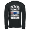 Dad A Grandpa And A Korean War Veteran Fathers Day T-Shirt & Hoodie | Teecentury.com