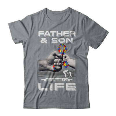 Autism Awareness Father And Son Best Friends For Life T-Shirt & Hoodie | Teecentury.com