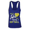 Just A Girl Who Loves Softball T-Shirt & Tank Top | Teecentury.com