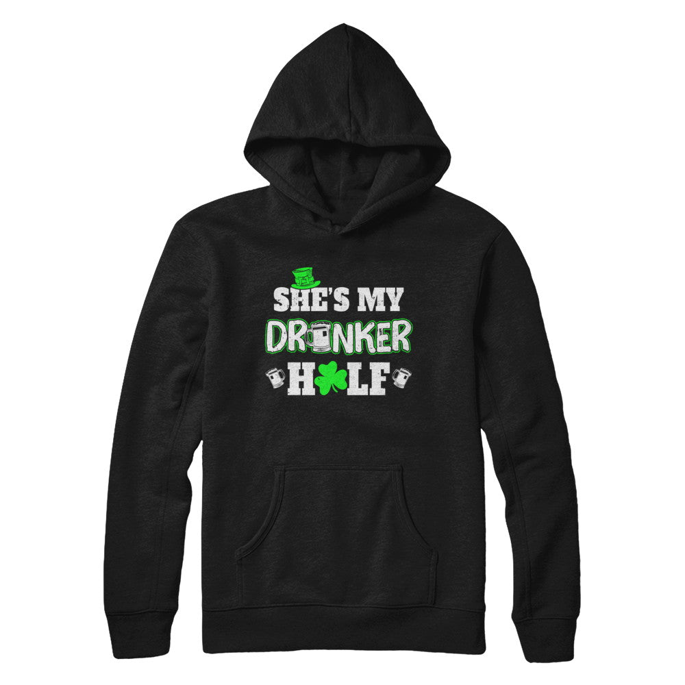 She's My Drunker Half St Patrick's Day Couples T-Shirt & Hoodie | Teecentury.com