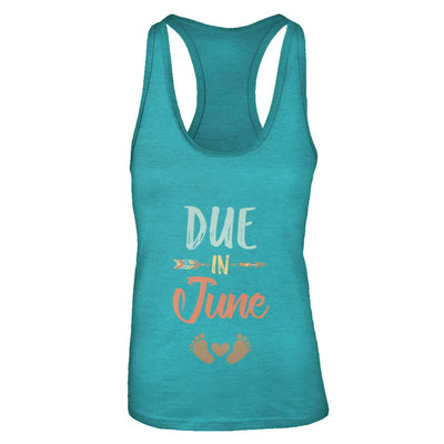 Due Date June 2022 Announcement Mommy Bump Pregnancy T-Shirt & Tank Top | Teecentury.com