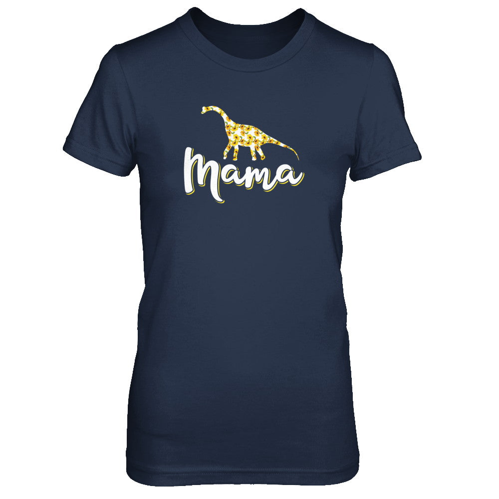 Sunflower Mama Saurus Dinosaur Mothers Day Gift T-Shirt & Tank Top | Teecentury.com