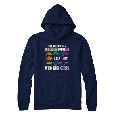 Lgbt Gay Lesbian The World Has Bigger Problems Than Boys T-Shirt & Hoodie | Teecentury.com