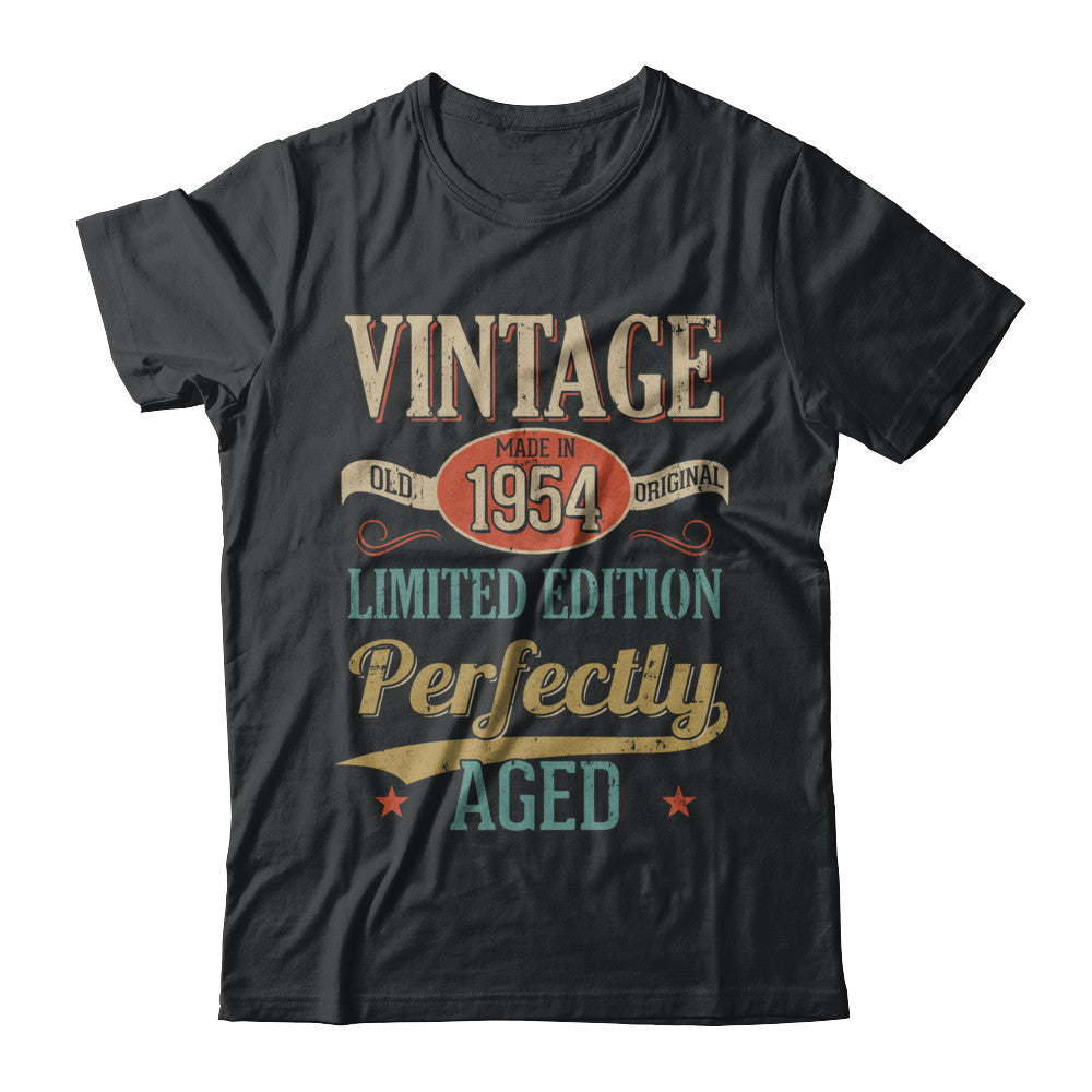 Vintage Premium Made In 1954 65Th Birthday Gift T-Shirt & Hoodie | Teecentury.com
