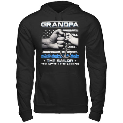 Veteran Grandpa The Sailor The Myth The Legend T-Shirt & Hoodie | Teecentury.com
