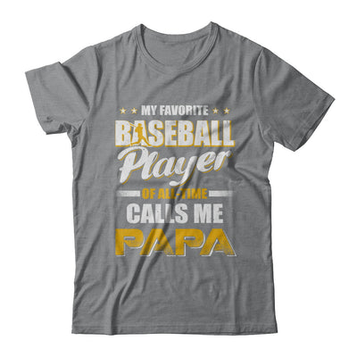 My Favorite Baseball Player Calls Me Papa Baseball T-Shirt & Hoodie | Teecentury.com