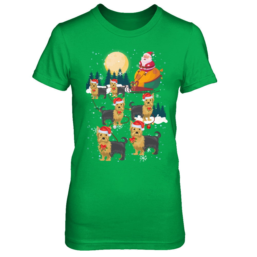 Dog Reindeer Yorkie Christmas Gift T-Shirt & Sweatshirt | Teecentury.com