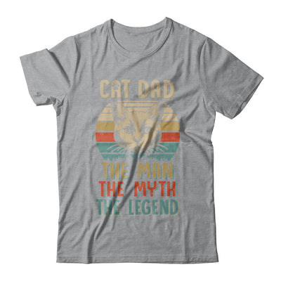 Cat Dad The Man The Myth Legend Fathers Day Gift Daddy T-Shirt & Hoodie | Teecentury.com