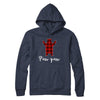 Red Paw Paw Bear Buffalo Plaid Family Christmas Pajamas T-Shirt & Sweatshirt | Teecentury.com