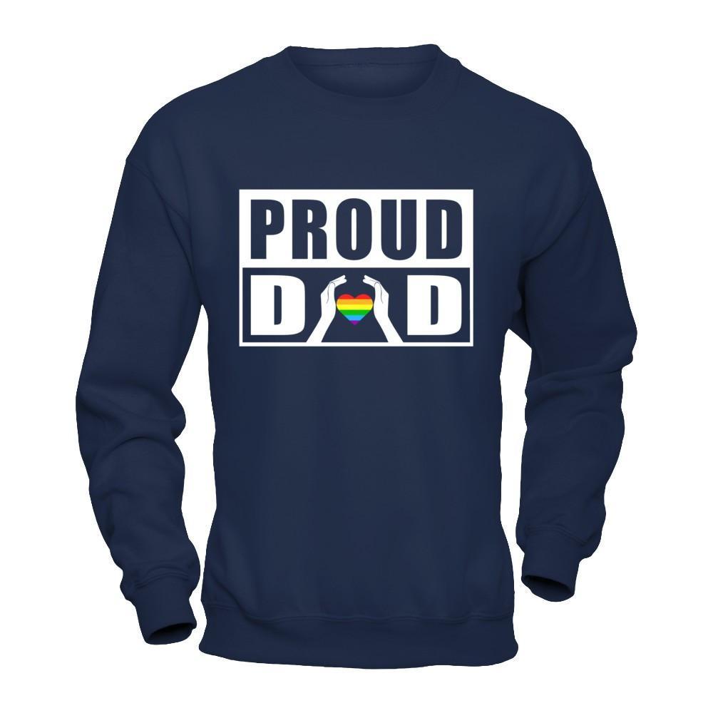 Proud Dad Lgbt Gay Lesbian Pride T-Shirt & Hoodie | Teecentury.com