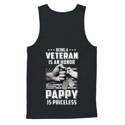 Being A Veteran Is An Honor Being A Pappy Is Priceless T-Shirt & Hoodie | Teecentury.com
