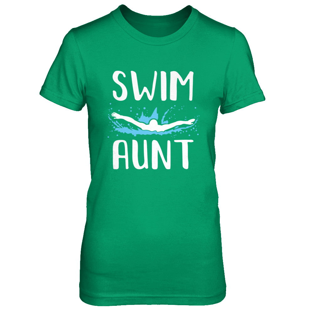 Swim Aunt Funny Swimming Birthday Gift T-Shirt & Hoodie | Teecentury.com