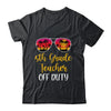 5th Grade Teacher Off Duty Sunglasses Beach Sunset T-Shirt & Tank Top | Teecentury.com