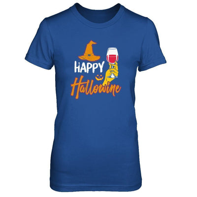 Halloween Happy Hallowine For Wine Lover T-Shirt & Tank Top | Teecentury.com