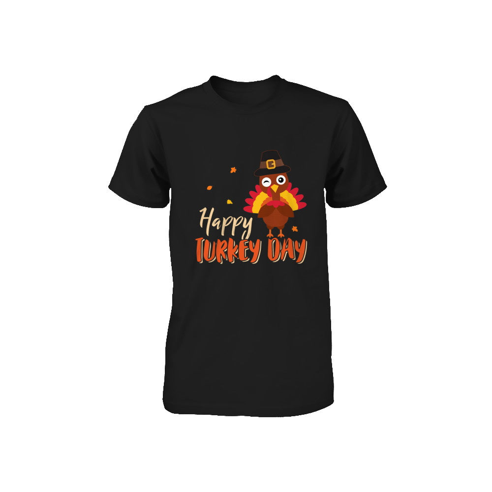 Happy Turkey Day Funny Thanksgiving Gift Youth Youth Shirt | Teecentury.com