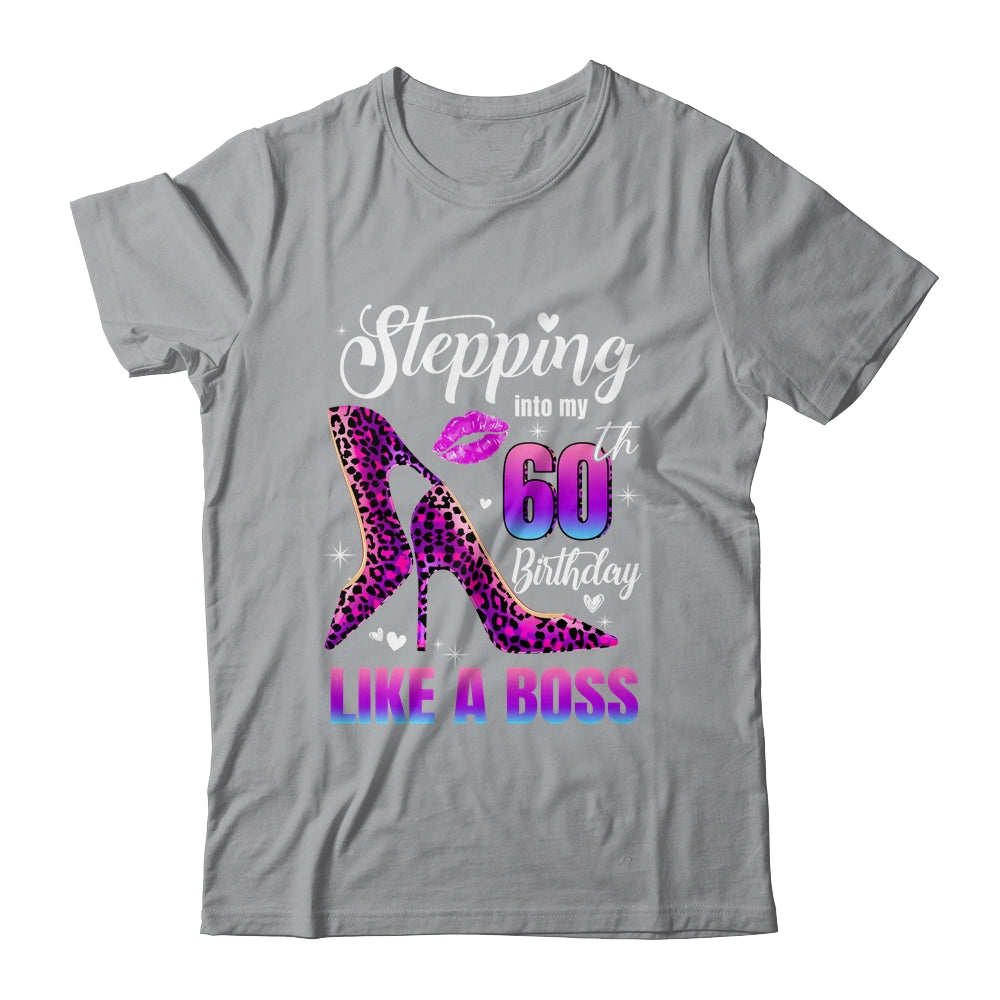 60 And Fabulous High Heels Stepping Into My 60th Birthday Shirt & Tank Top | teecentury