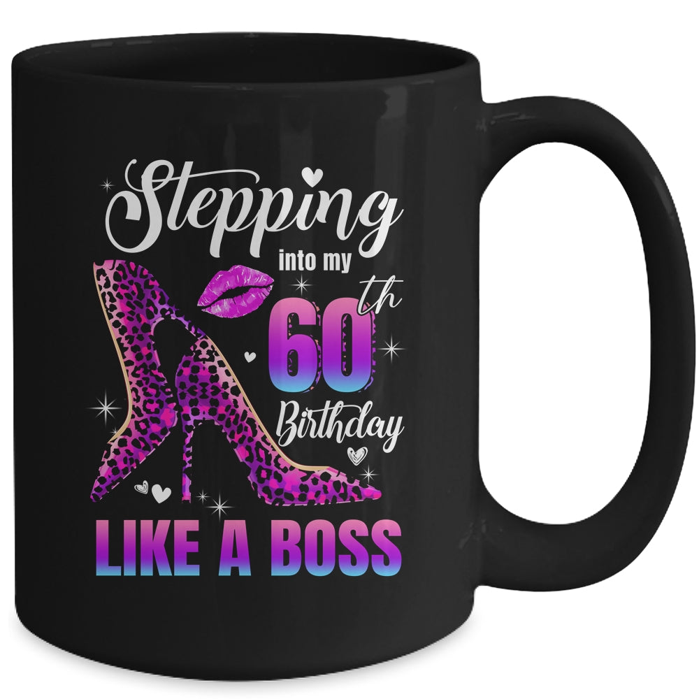 60 And Fabulous High Heels Stepping Into My 60th Birthday Mug | teecentury