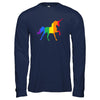 Pride LGBT Unicorn Gift Rainbow LGBT Gay Lesb T-Shirt & Hoodie | Teecentury.com