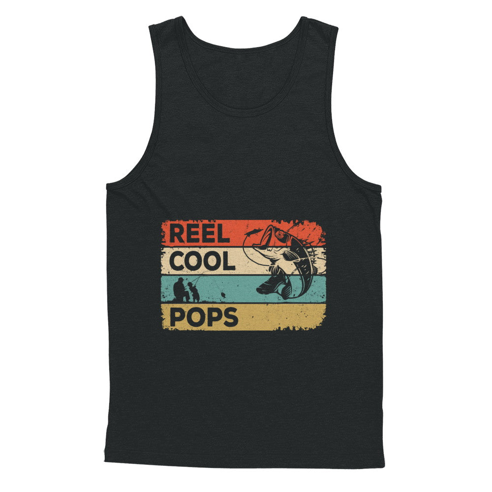 Vintage Reel Cool Pops Fish Fishing Fathers Day T-Shirt & Hoodie | Teecentury.com
