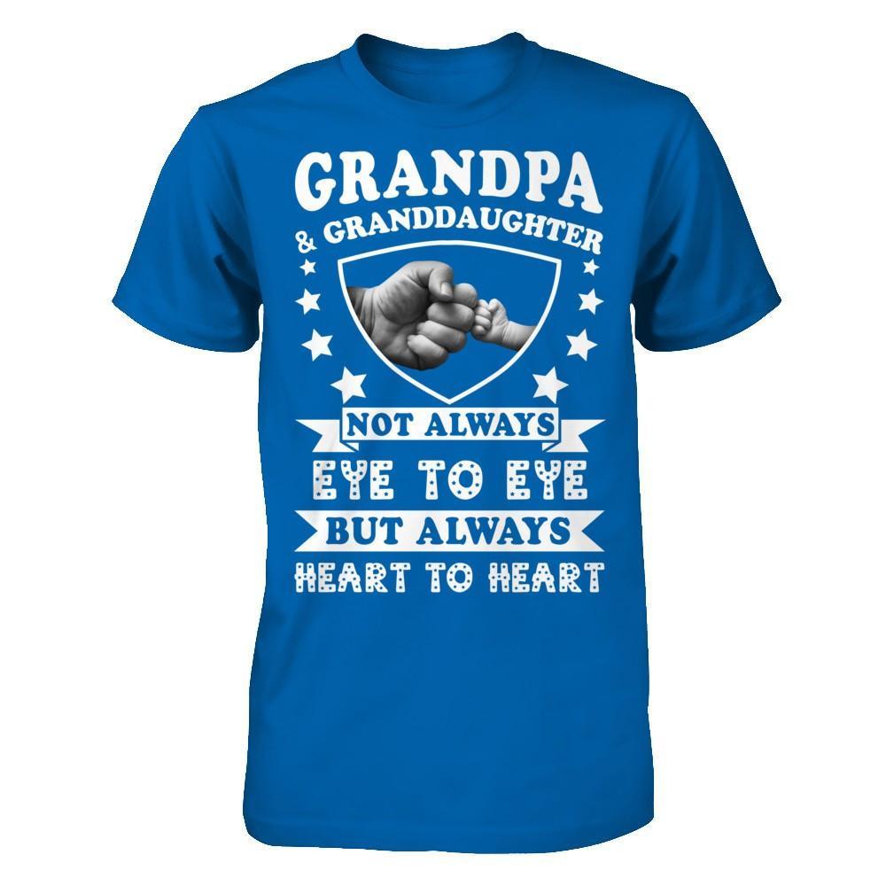 Grandpa And Granddaughter Not Always Eye To Eye T-Shirt & Hoodie | Teecentury.com