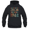 60th Birthday 60 Years Old Legendary Since January 1962 T-Shirt & Hoodie | Teecentury.com