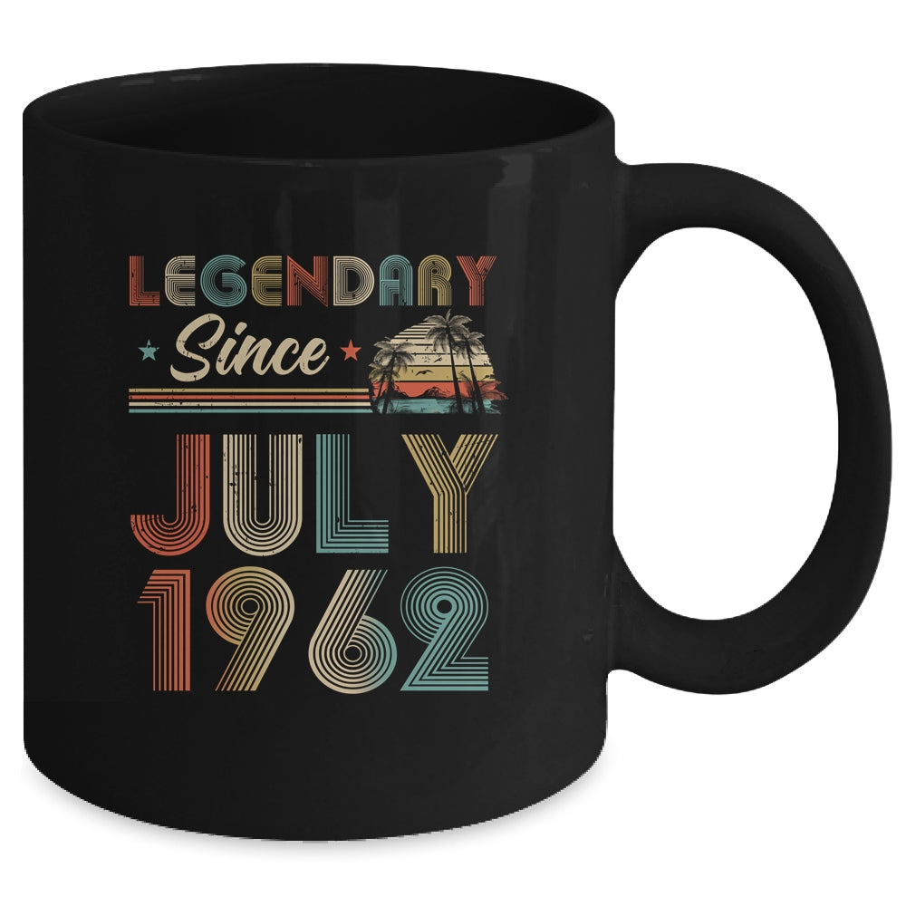 60th Birthday 60 Years Old Legendary Since July 1962 Mug Coffee Mug | Teecentury.com