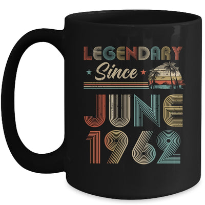 60th Birthday 60 Years Old Legendary Since June 1962 Mug Coffee Mug | Teecentury.com