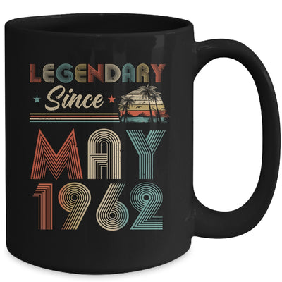 60th Birthday 60 Years Old Legendary Since May 1962 Mug Coffee Mug | Teecentury.com