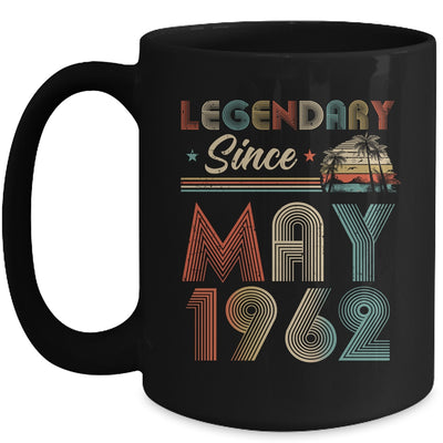 60th Birthday 60 Years Old Legendary Since May 1962 Mug Coffee Mug | Teecentury.com
