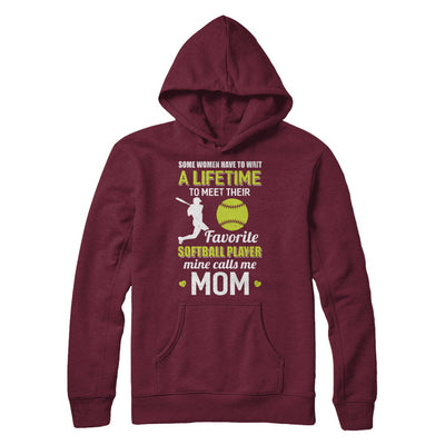 Funny My Favorite Softball Player Calls Me Mom T-Shirt & Hoodie | Teecentury.com