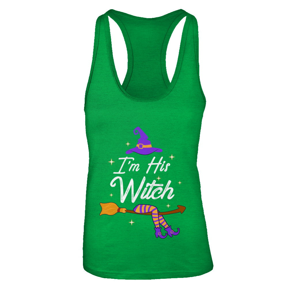 I'm His Witch Matching Boyfriends Husband Halloween T-Shirt & Tank Top | Teecentury.com
