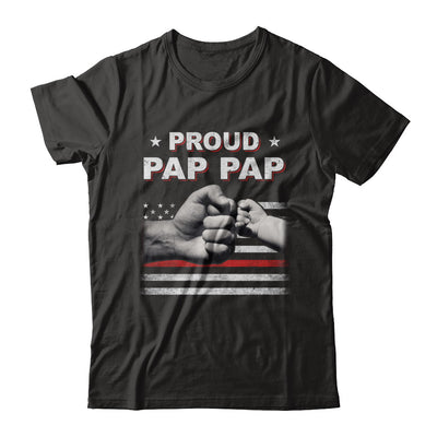 Proud Pap Pap Fireman Firefighter Thin Red Line Flag Fathers Day T-Shirt & Hoodie | Teecentury.com