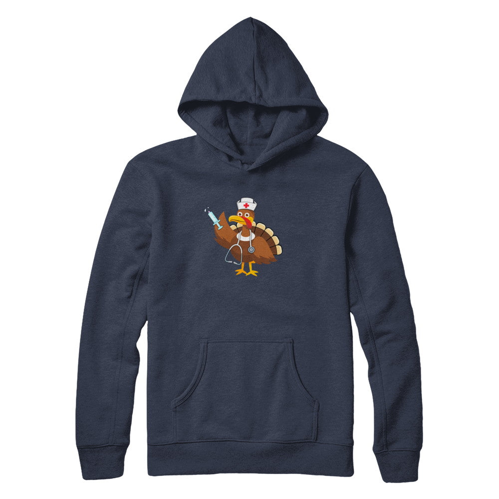 Nurse Turkey Funny Thanksgiving For Nurses T-Shirt & Hoodie | Teecentury.com