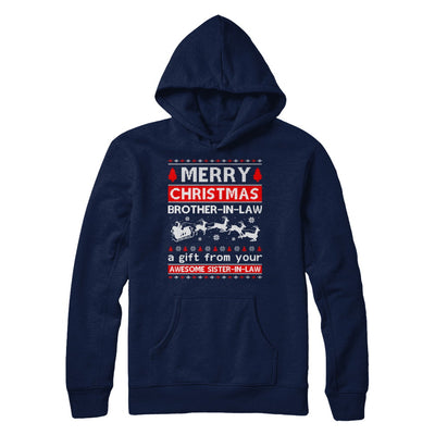 Merry Christmas Brother-In-Law A Gift From Your Sister-In-Law Sweater T-Shirt & Sweatshirt | Teecentury.com