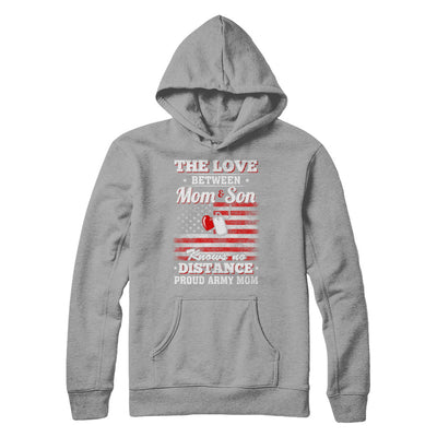 The Love Between Mom And Son Proud Army Mom T-Shirt & Hoodie | Teecentury.com