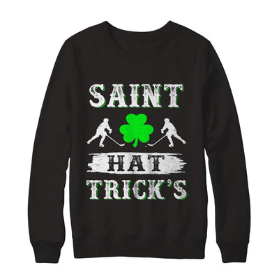 St Patricks Day Hockey Saint Hat Trick's Day T-Shirt & Hoodie | Teecentury.com