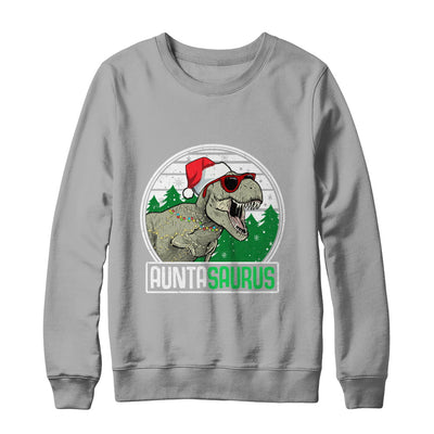 Auntasaurus Aunta Dinosaur T-Rex Family Christmas T-Shirt & Sweatshirt | Teecentury.com