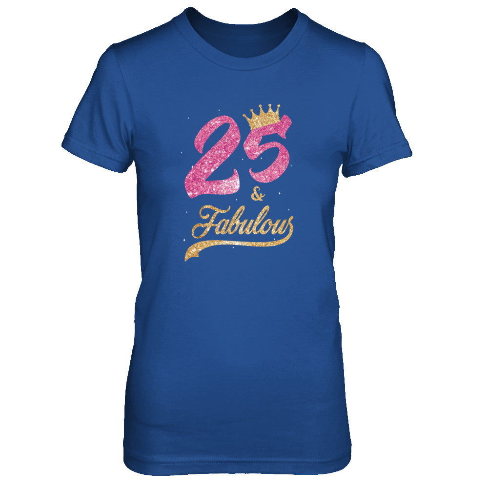 25 And Fabulous 1997 25th Birthday Gift T-Shirt & Tank Top | Teecentury.com