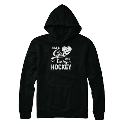 Just A Girl Who Loves Hockey T-Shirt & Tank Top | Teecentury.com