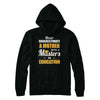 Mother With A Masters In Education Degree Graduation Gift T-Shirt & Hoodie | Teecentury.com