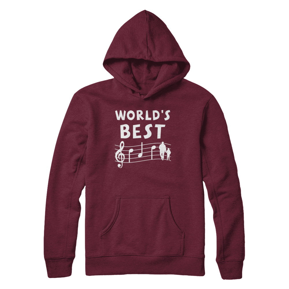World's Best Dad Ever Treble Clef Musician Fathers Day T-Shirt & Hoodie | Teecentury.com