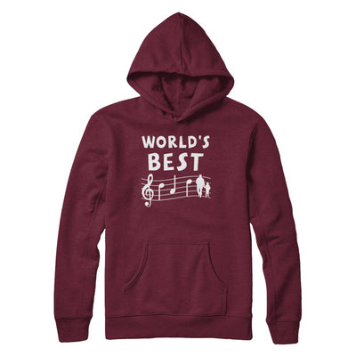 World's Best Dad Ever Treble Clef Musician Fathers Day T-Shirt & Hoodie | Teecentury.com