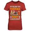 I Am Not A Yorkshire Terrier My Mom Said I'm A Baby T-Shirt & Sweatshirt | Teecentury.com