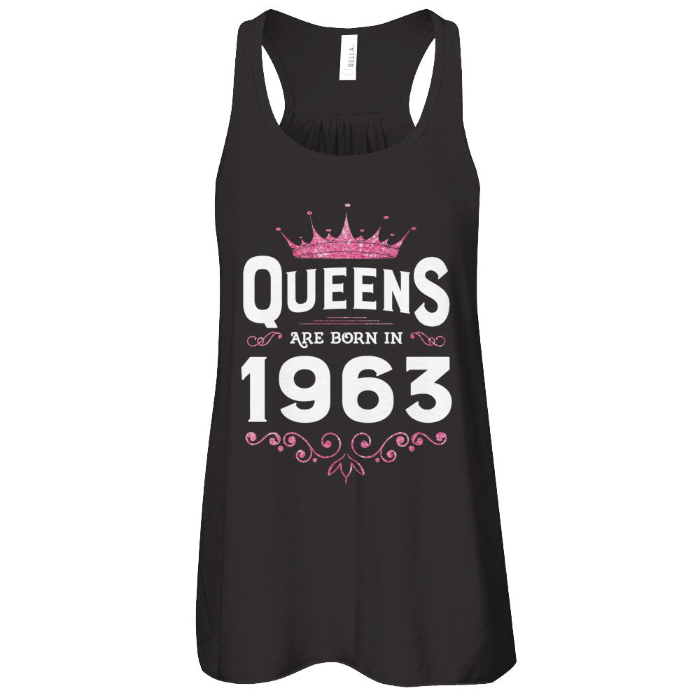 Queens Are Born In 1963 Birthday Gift T-Shirt & Tank Top | Teecentury.com