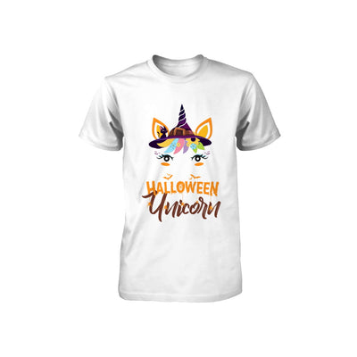 Halloween Costume Unicorn Witch Bats Youth Youth Shirt | Teecentury.com